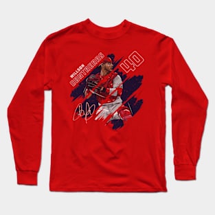 Willson Contreras St. Louis Stripes Long Sleeve T-Shirt